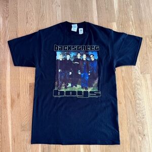 Backstreet Boys Group Photo Logo 90s T-Shirt NEW size M